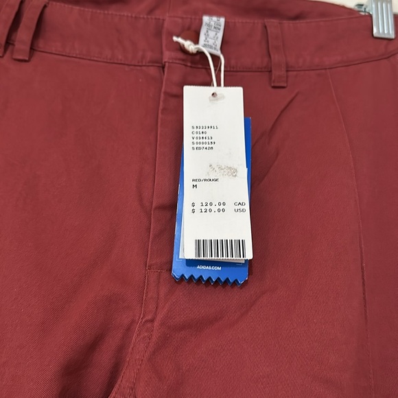 Oversized maroon adidas cargo skater pants - Picture 3 of 3